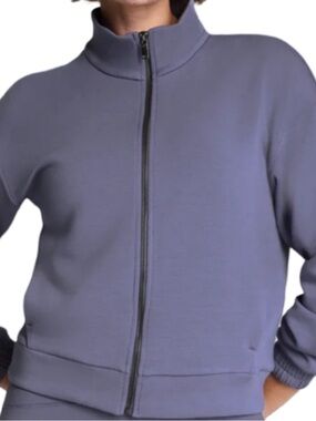 SPANX Purple Bomber Jacket